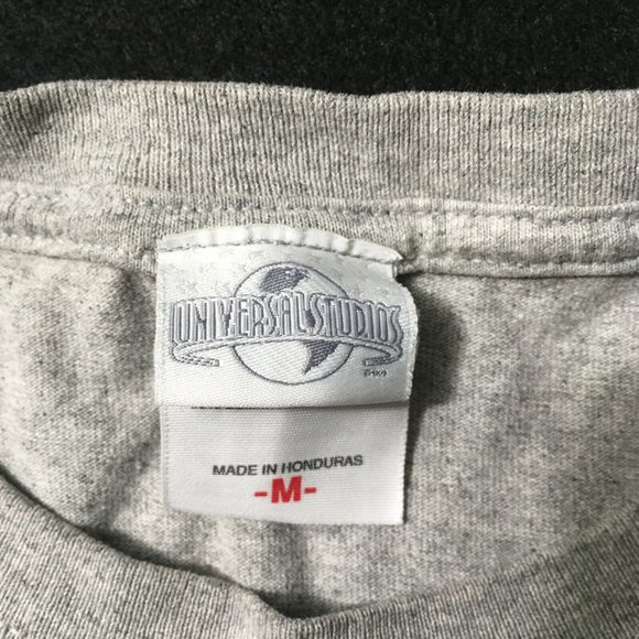 #FF Universal Studios Hollywood Shirt Mens Medium distress vintage double sided - Picture 5 of 9
